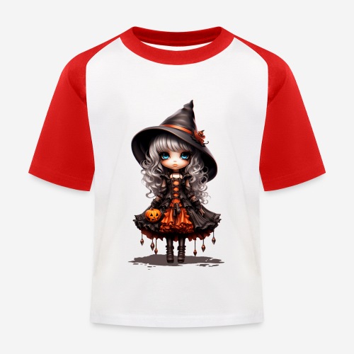 Dollie Halloween - Kinder Baseball T-Shirt
