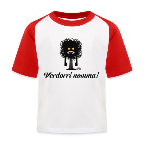 Verdorri nomma! - Kinder Baseball T-Shirt