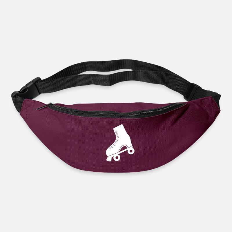 rollschuh - Gürteltasche - Burgunderrot