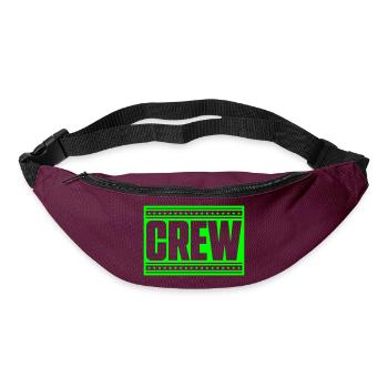 Crew stroked stars - Bum bag - burgundy - Front