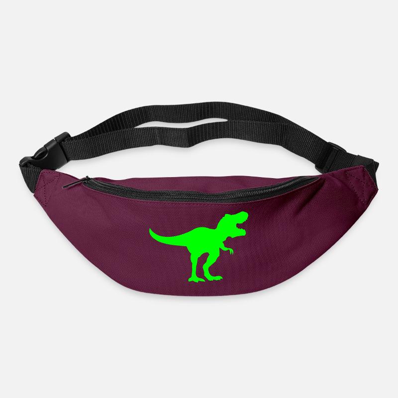 Dinosaurier T-rex - Gürteltasche - Burgunderrot