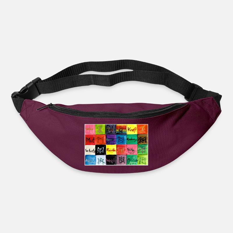Runensegen_A5 - Sac banane - bordeaux 