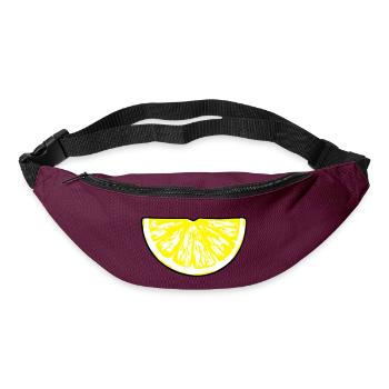 lemon_slice - Bum bag - burgundy - Front