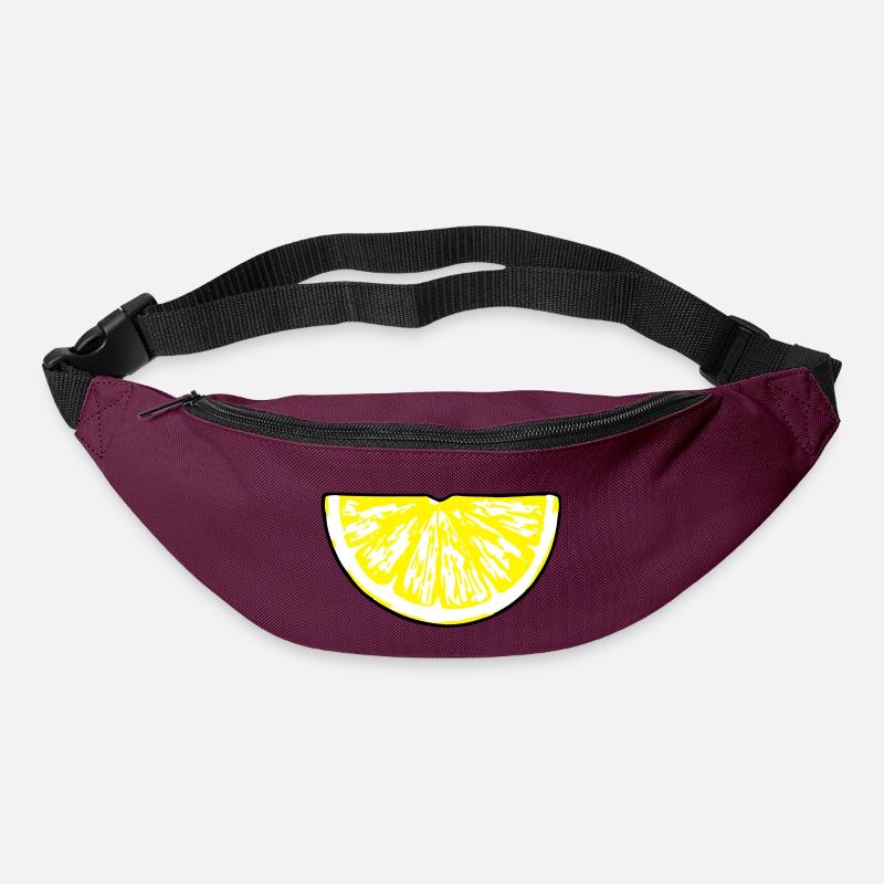 lemon_slice - Gürteltasche - Burgunderrot