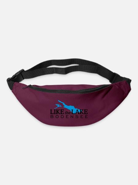 Like the Lake Bodensee - Gürteltasche - Burgunderrot