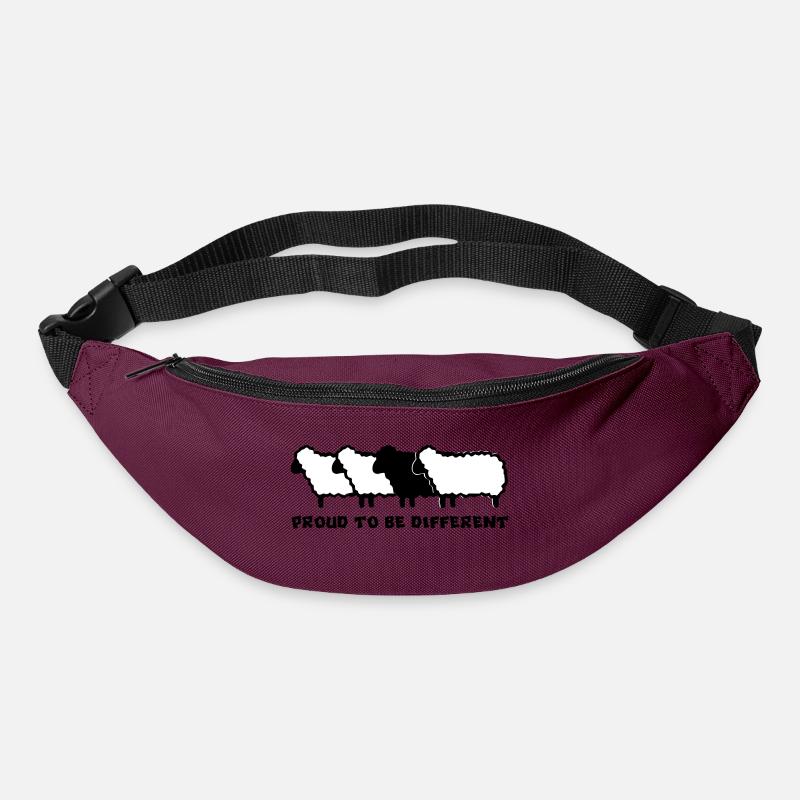 DIFFERENT SHEEP 2 - 2C - Bum bag - burgundy