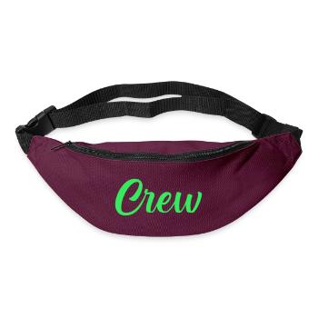 Crew Neon Script - Gürteltasche - Burgunderrot - Vorne