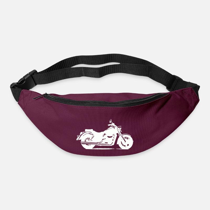 Motorrad - Gürteltasche - Burgunderrot