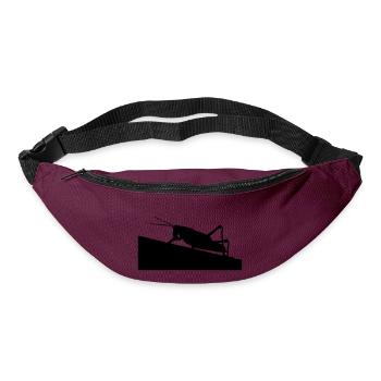Heuschrecke - Gürteltasche - Burgunderrot - Vorne