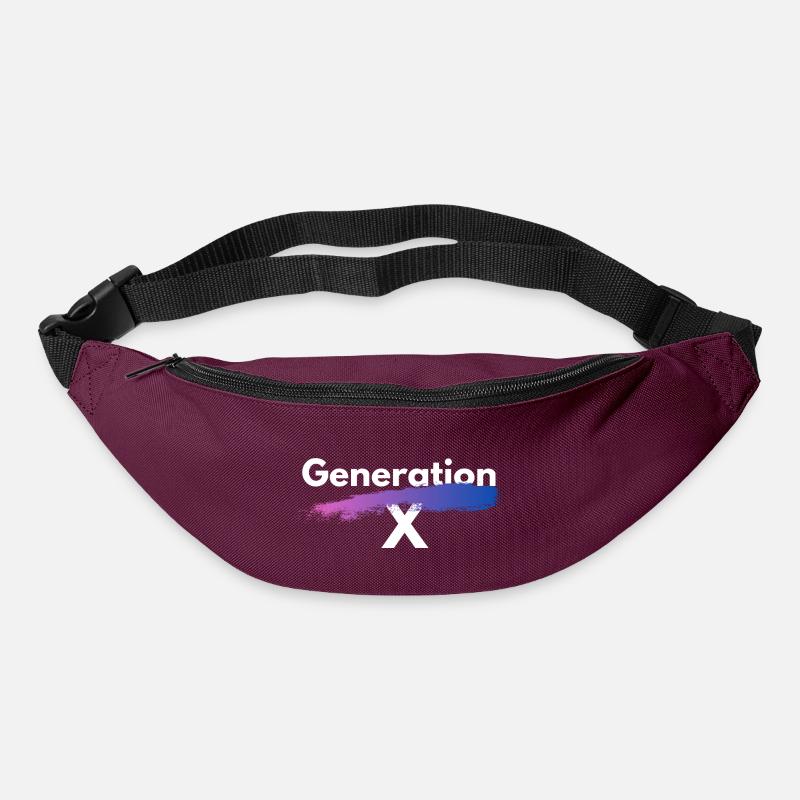 Generation X - Gürteltasche - Burgunderrot