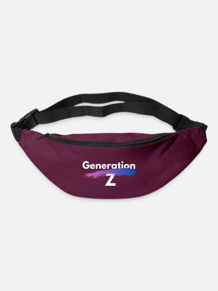 Generation Z - Gürteltasche - Burgunderrot