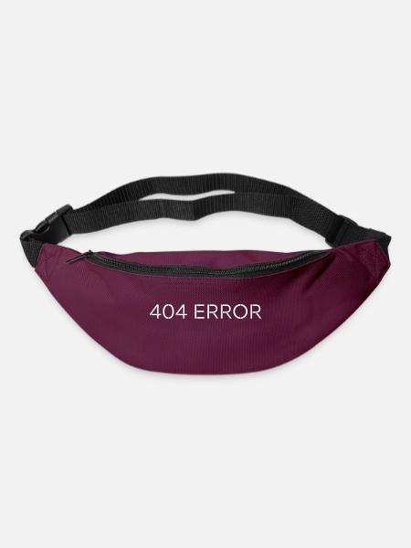 Error - Gürteltasche - Burgunderrot