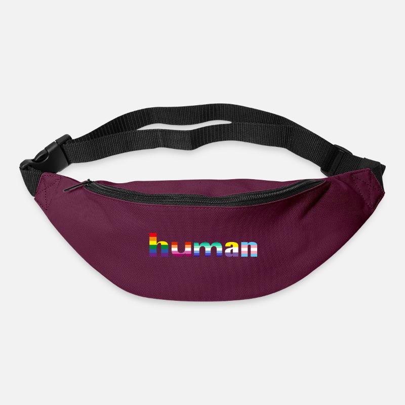 Unity in Diversity - Gürteltasche - Burgunderrot