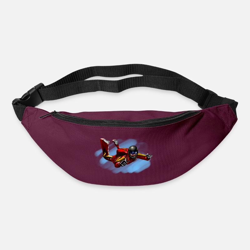 skydiver - Bum bag - burgundy