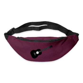 Gitarre - Gürteltasche - Burgunderrot - Vorne