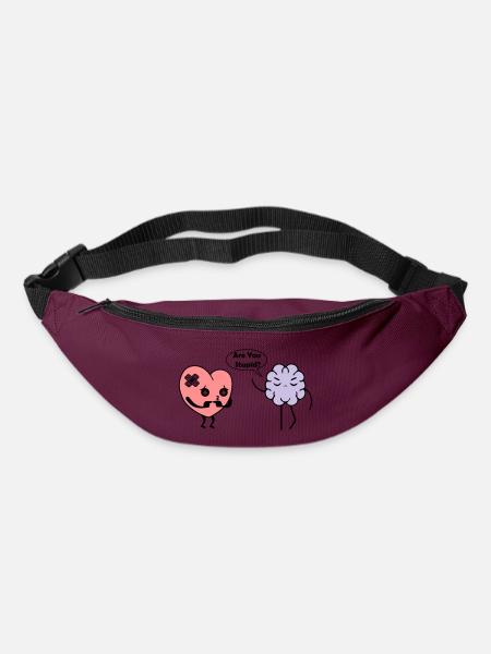 Learn Heart - Bum bag - burgundy