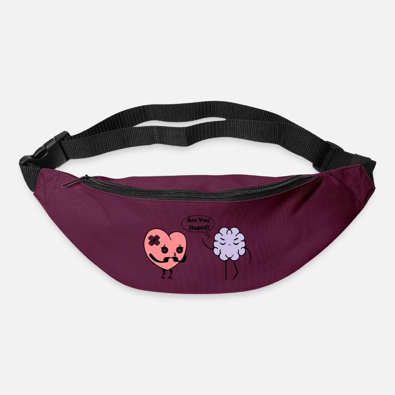 Learn Heart - Bum bag - burgundy