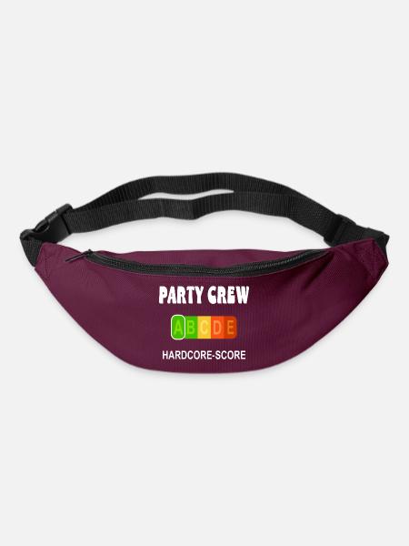 Party Crew - Gürteltasche - Burgunderrot