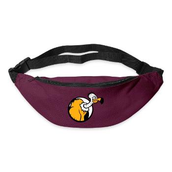 Vulture Scavenger Bird Funny Vultures Vulture Vulture Fun - Bum bag - burgundy - Front