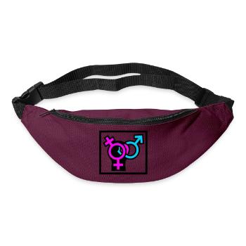 Gender Symbols Pride Icon - Bum bag - burgundy - Front
