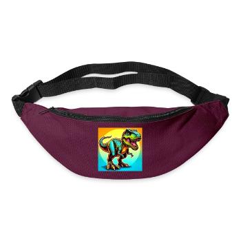 dinosaur - Bum bag - burgundy - Front
