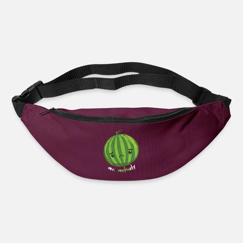 Frucht - Gürteltasche - Burgunderrot