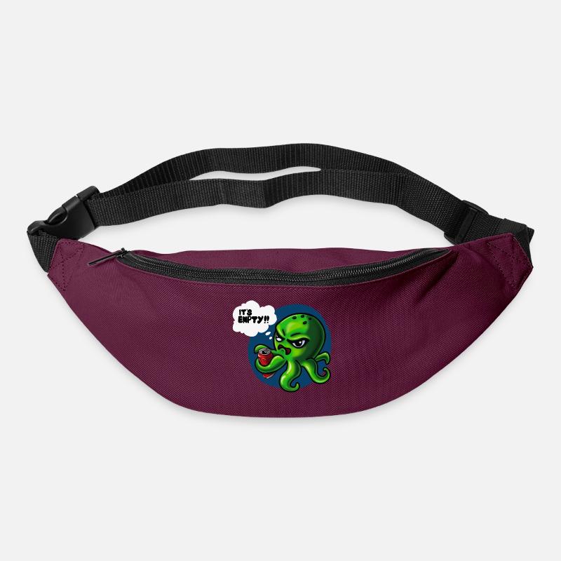 Grumpy Kraken - Gürteltasche - Burgunderrot