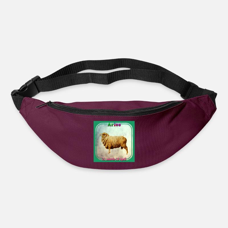 Aries - Bum bag - burgundy