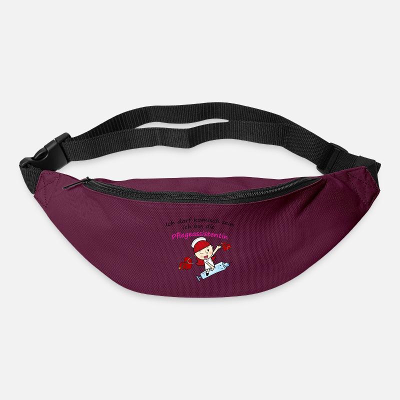 pflegeassistentin - Gürteltasche - Burgunderrot