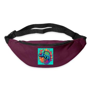 chameleon - Bum bag - burgundy - Front