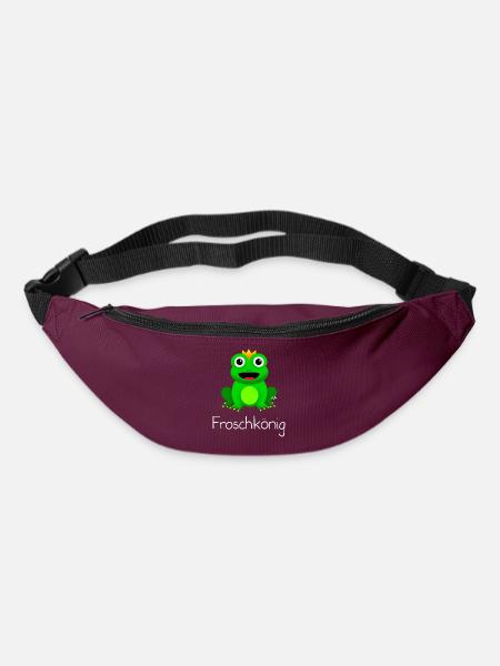 Froschkönig - Gürteltasche - Burgunderrot