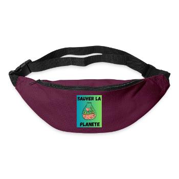 SPRING. GARDENING. RETIREMENT. SPRING. GARDEN. - Bum bag - burgundy - Front