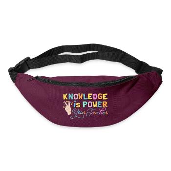 Teacher - Bum bag - burgundy - Front