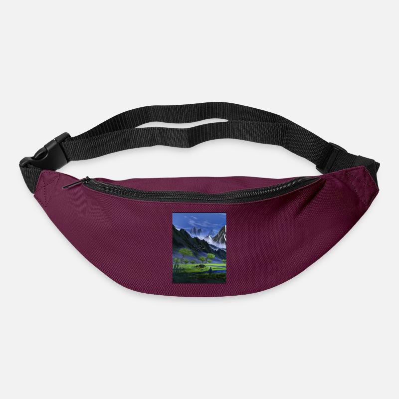 Alpine Valley & Blue Mountains - Bum bag - burgundy