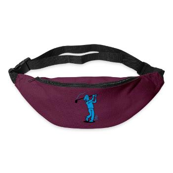 Golf - Sac banane - bordeaux  - Devant