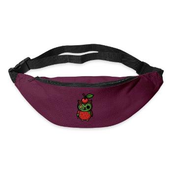 Zombie-Cherryowl - Gürteltasche - Burgunderrot - Vorne