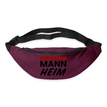 Mannheim Monnem - Gürteltasche - Burgunderrot - Vorne