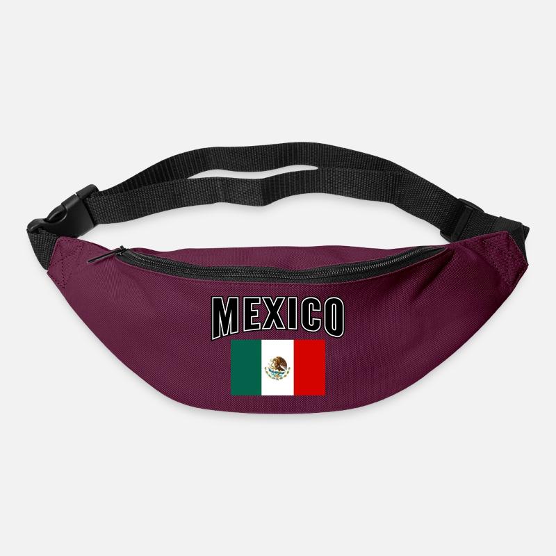 Mexico - Sac banane - bordeaux