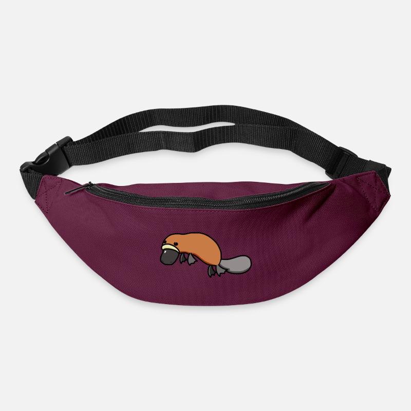 Platypus - Sac banane - bordeaux 