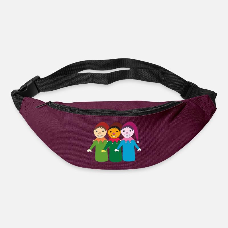 kasper und freunde - Gürteltasche - Burgunderrot