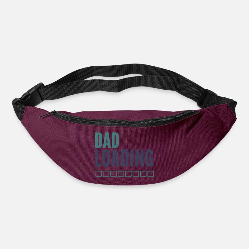 Dad Loading Fortschrittsanzeige - Gürteltasche - Burgunderrot
