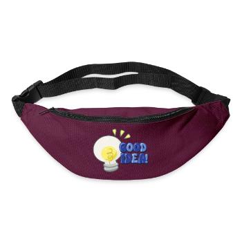 Good Idea Light Bulb Comic - Bum bag - burgundy - Front
