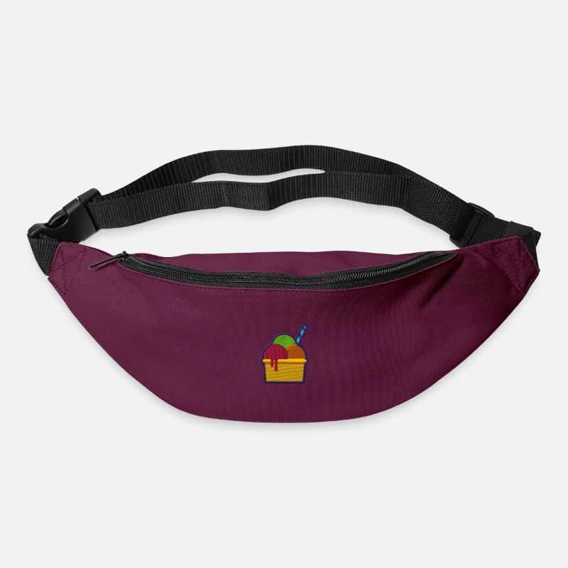 Glace - Sac banane - bordeaux 