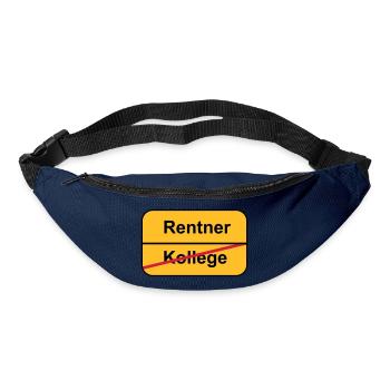 Pensionierung - Gürteltasche - Navy - Vorne