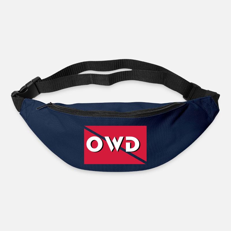 owd diver flag Taucher Tauchen - Gürteltasche - Navy