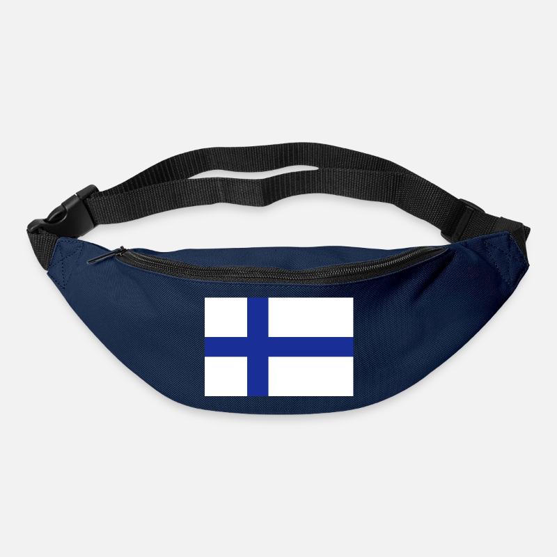 drapeau_finlande - Gürteltasche - Navy