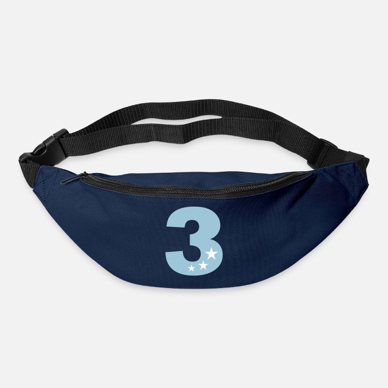 3 Birthday third birthday 3rd in two colors - Bum bag - navy