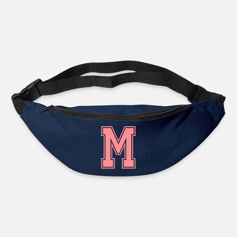 Buchstabe M - Gürteltasche - Navy