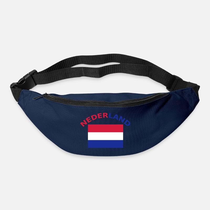 Hollande, Pays-Bas, drapeau, drapeau - Sac banane - marine