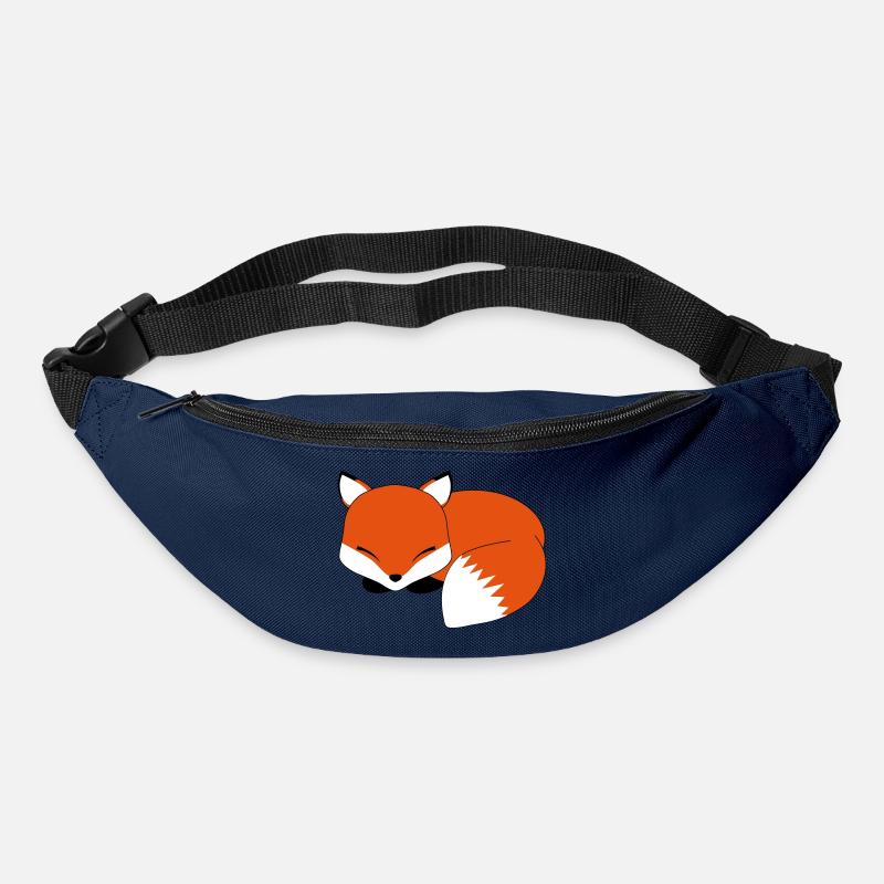 Schlafender Fuchs - Gürteltasche - Navy